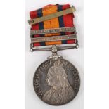Boer War Queens South Africa Medal Yorkshire Regiment
