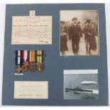 A Fine Great War Distinguished Service Cross Medal Group of Four For Services in Patrol Craft in the