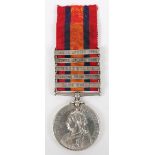 Boer War Queens South Africa Medal 14th (Northumberland) Company Imperial Yeomanry