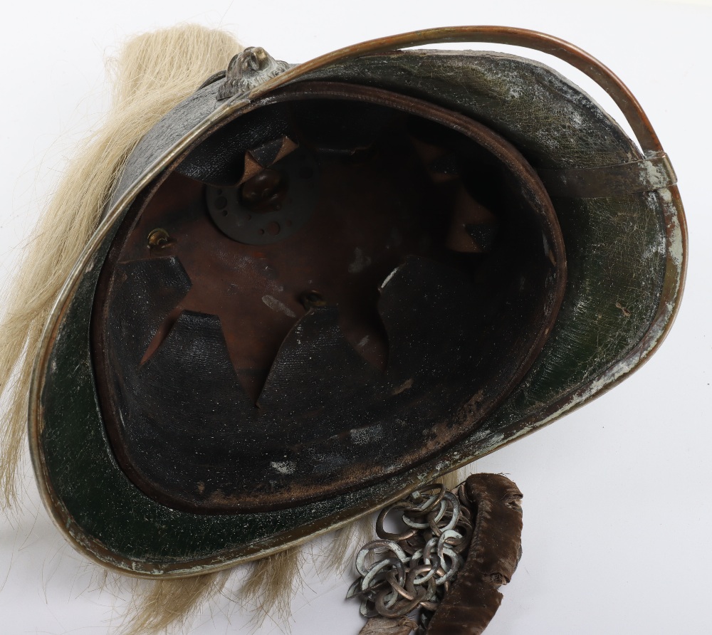 Victorian Prince Alberts Own Leicester Yeomanry Cavalry Helmet 1853-73 - Image 11 of 11