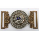 Victorian Bedfordshire Regiment Officers Waist Belt Clasp