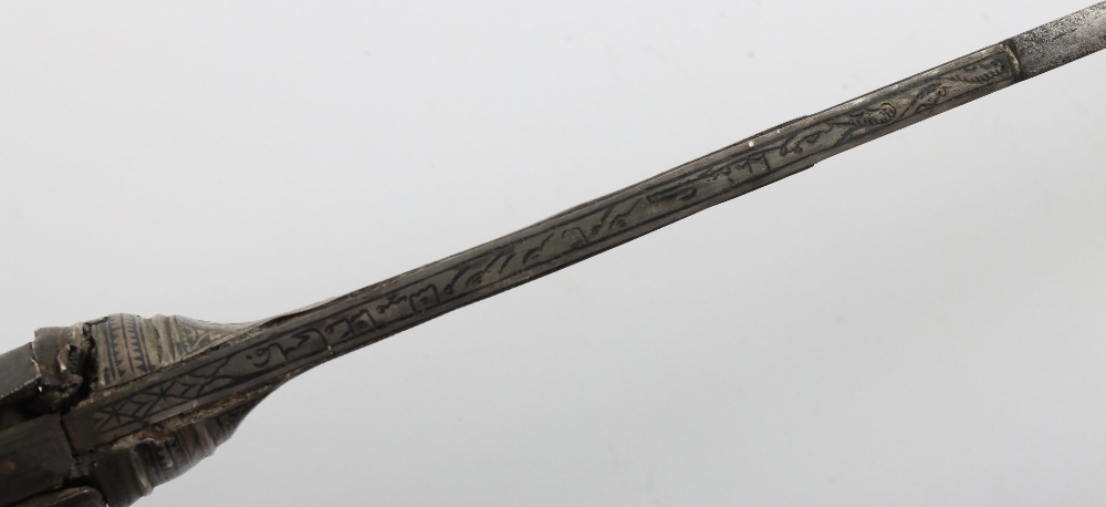 * Caucasian Short Sword Yataghan Dated 1801 - Image 10 of 18