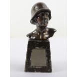 German Military Table Bust