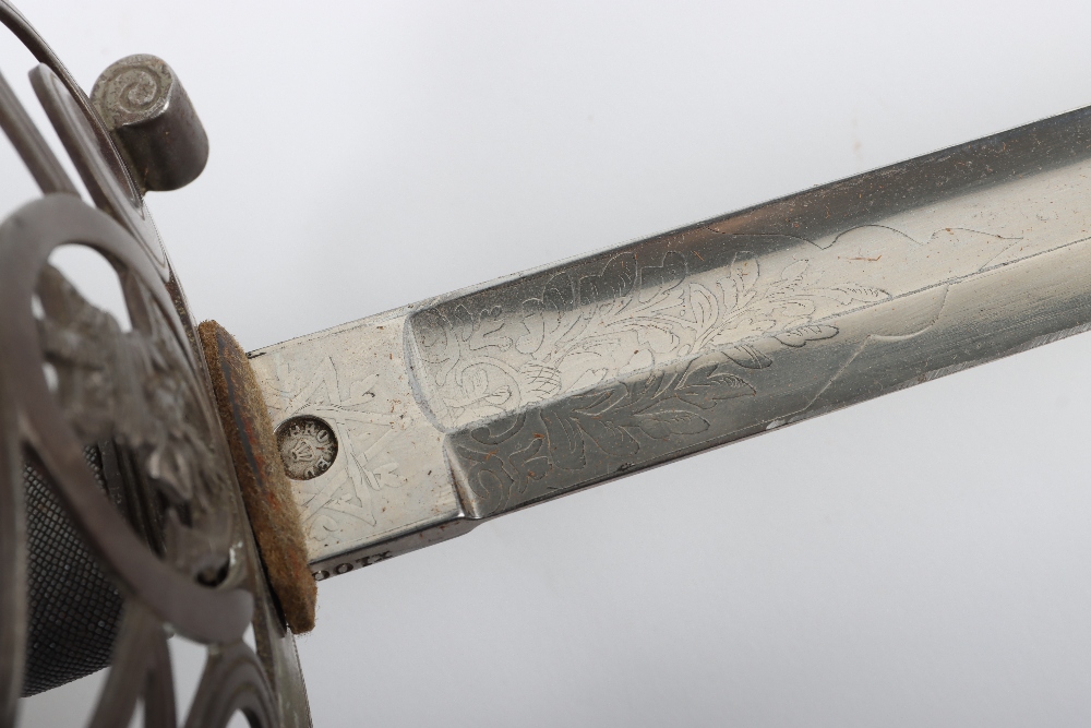 British 1827 Pattern Rifle Officers Sword - Image 6 of 15