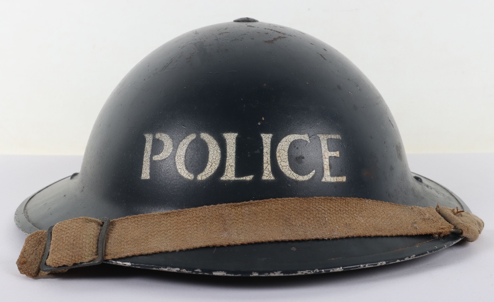 WW2 British Police Steel Helmet