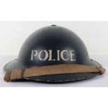 WW2 British Police Steel Helmet