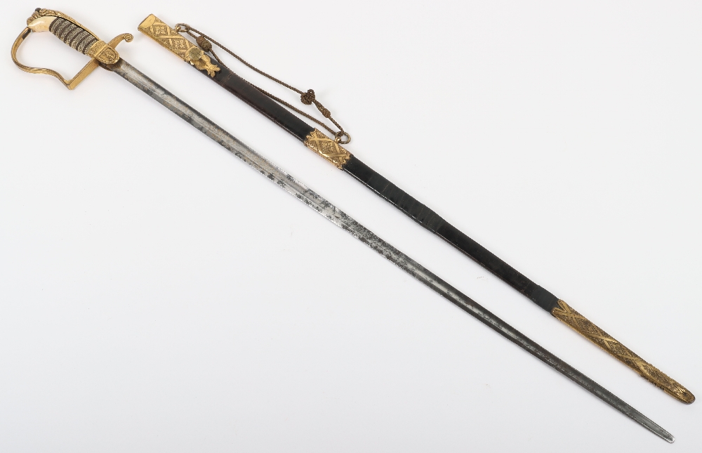 ^ Naval Officers Dress Sword c.1820 - Image 18 of 19