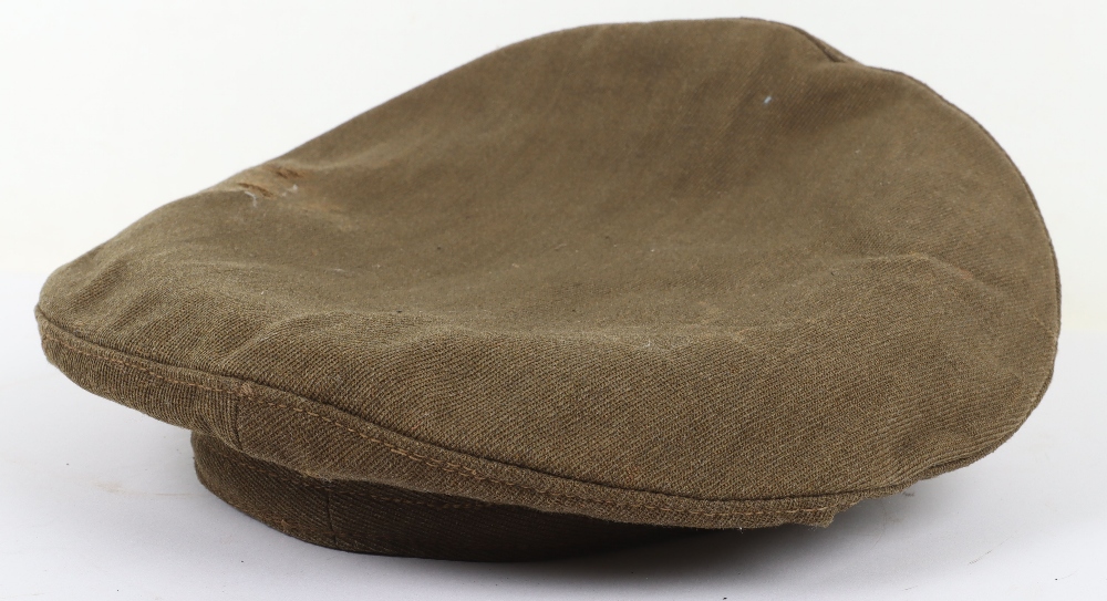 WW1 British Denim Trench Cap of the 11th County of London Regiment The Finsbury Rifles - Image 7 of 8