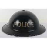 WW2 British Police Steel Helmet