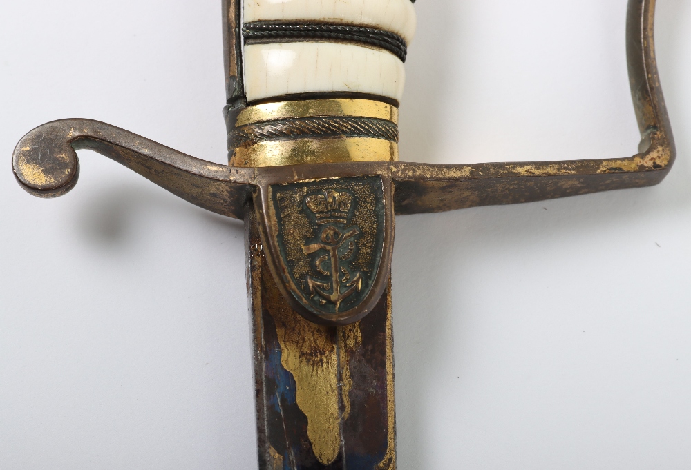 ^ Naval Officers Dress Sword c.1820 - Image 4 of 18