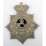 Victorian 3rd Volunteer Battalion Durham Light Infantry Other Ranks Home Service Helmet Plate