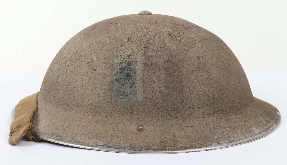 WW2 Royal Air Force Regiment Steel Combat Helmet - Image 5 of 8