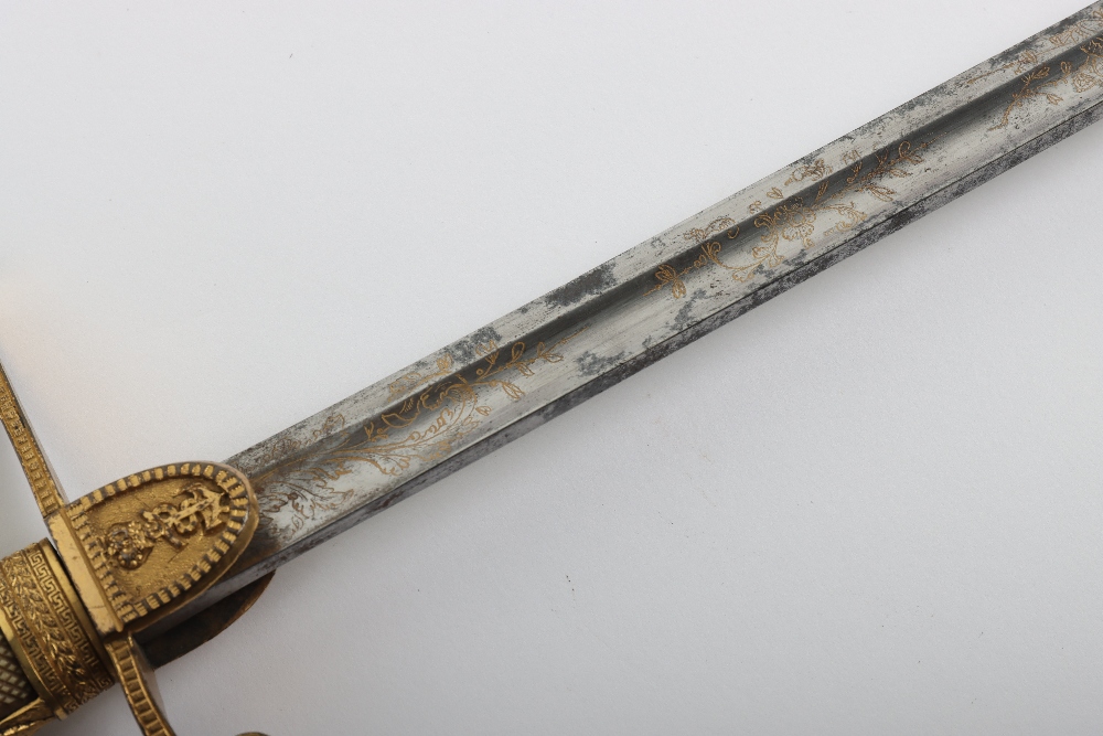 ^ Naval Officers Dress Sword c.1820 - Image 9 of 19