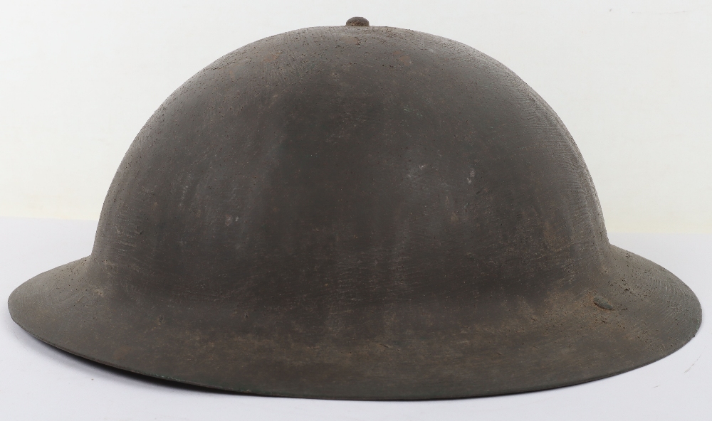 WW1 British Officers Steel Combat Helmet of the East Kent Regiment “The Buffs” - Image 6 of 9