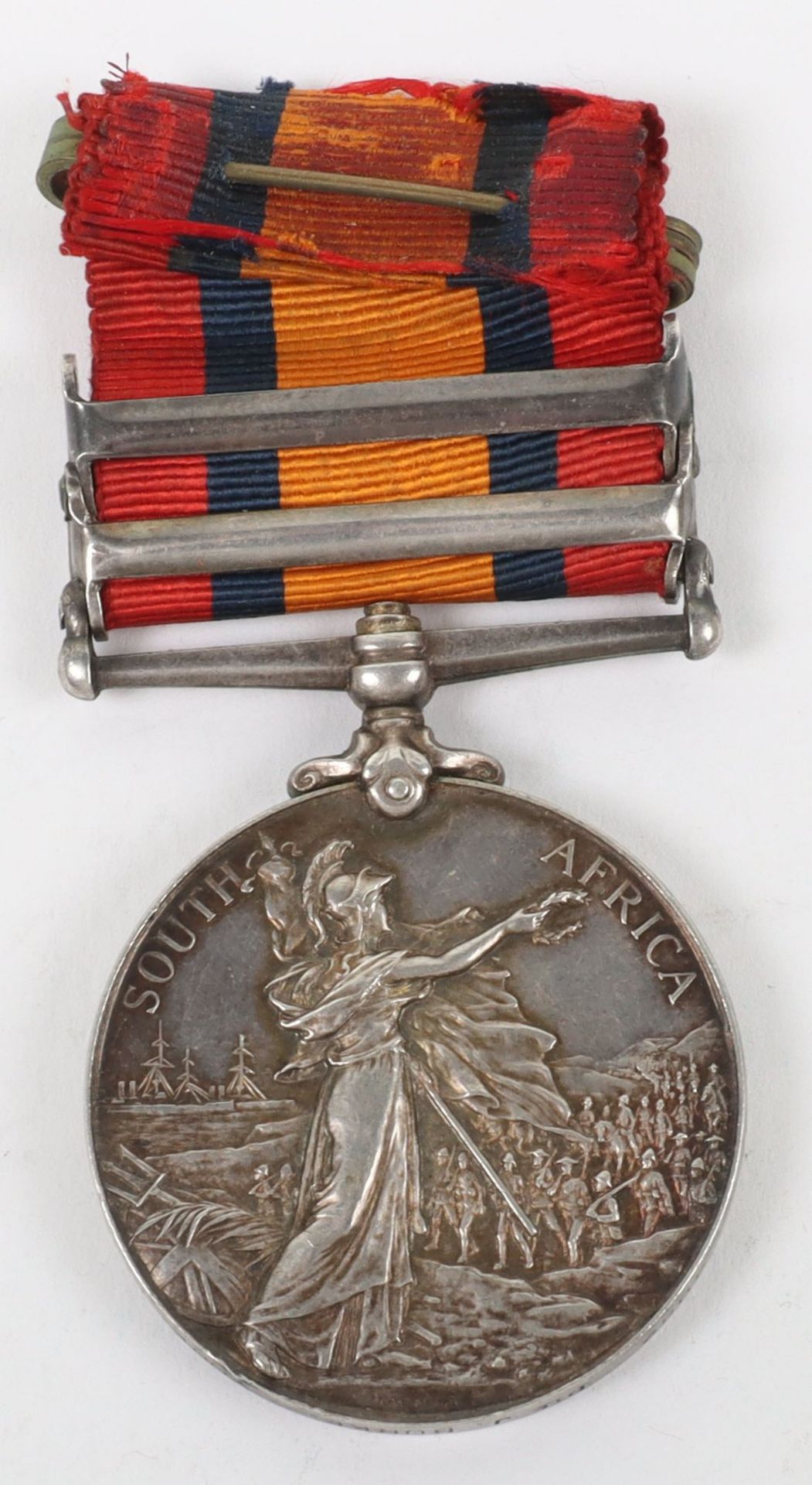 Boer War Queens South Africa Medal Yorkshire Regiment - Bild 2 aus 6