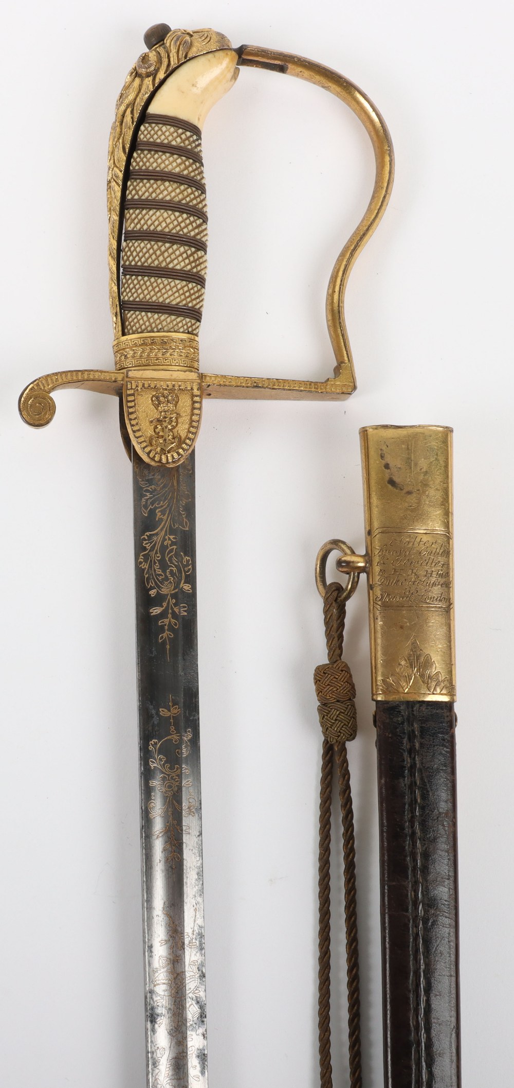 ^ Naval Officers Dress Sword c.1820 - Image 2 of 19