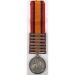 Boer War Queens South Africa Medal South African Light Horse