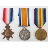 1916 Battle of the Somme Casualty Medal Trio Argyll & Sutherland Highlanders