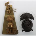 Northumberland Fusiliers Territorial Officers Cap Badge