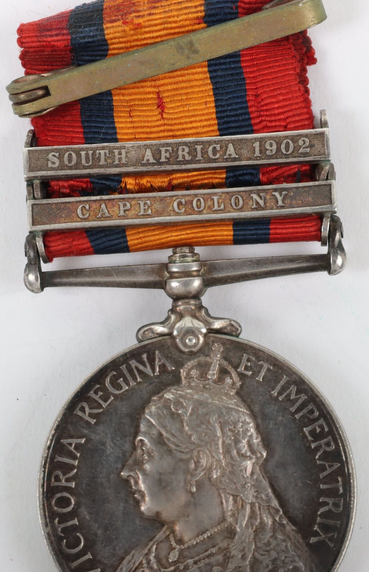 Boer War Queens South Africa Medal Yorkshire Regiment - Bild 4 aus 6