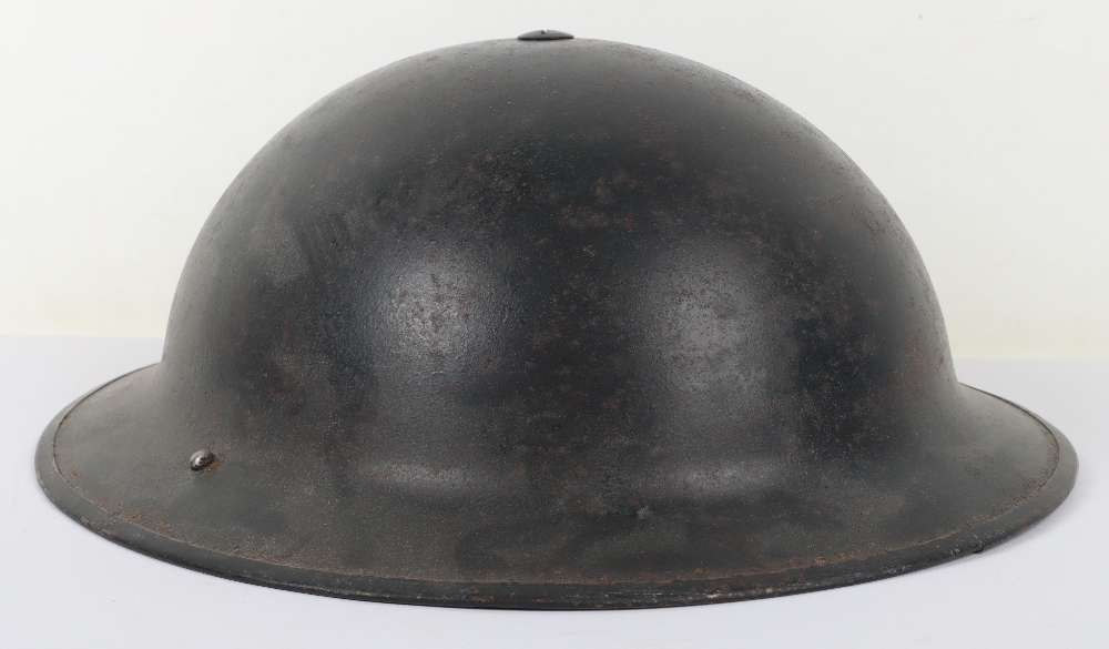 WW2 British Royal Navy Lieutenant Commanders Steel Helmet - Image 5 of 8