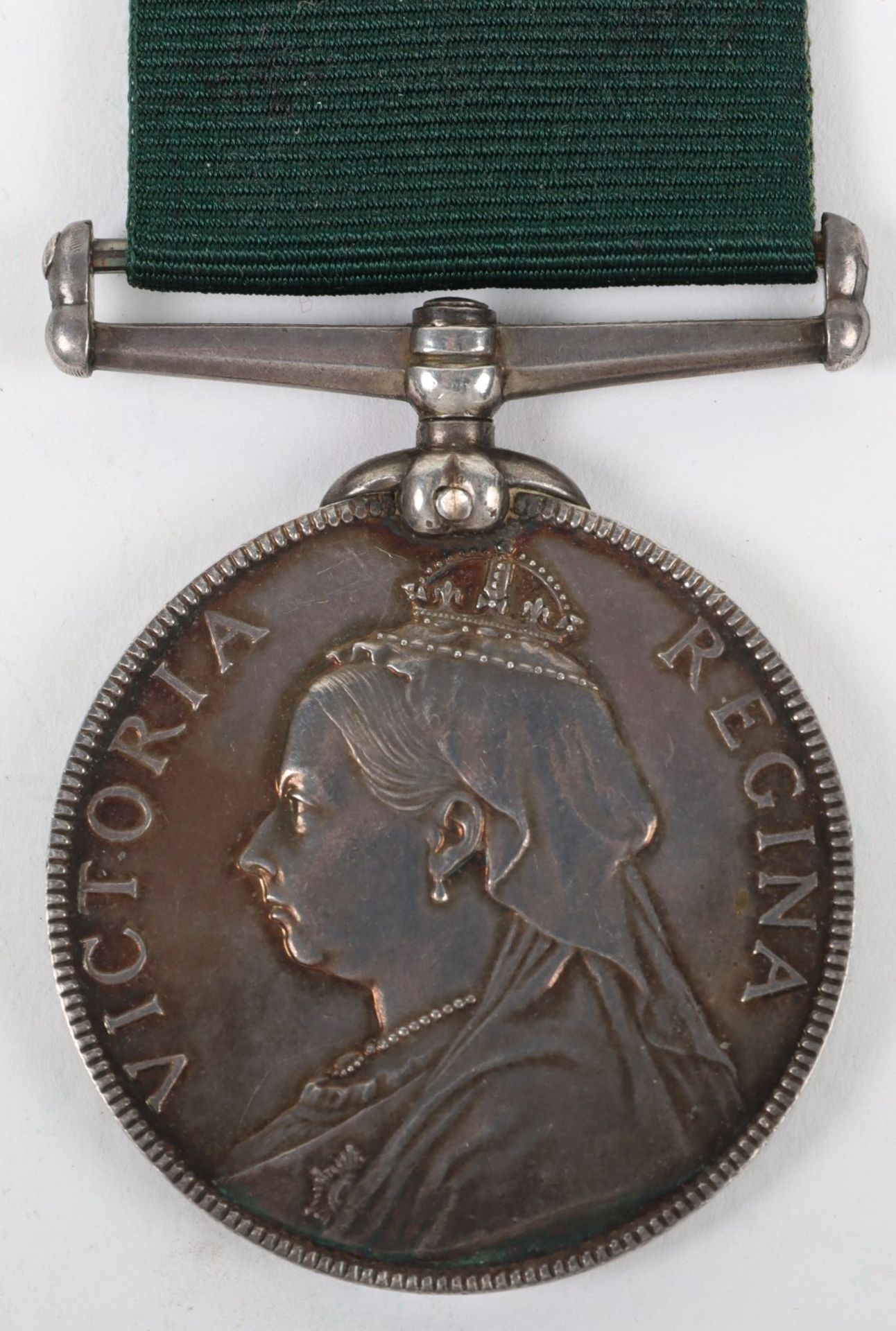 Scarce Victorian Volunteer Force Long Service Medal 1st Newcastle-on-Tyne Volunteer Royal Engineers - Bild 2 aus 5