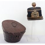 Victorian 38th (1st Staffordshire) Regiment of Foot Officers Shako 1869-78