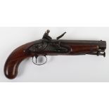 16-Bore Flintlock Holster Pistol by Wilson of London c.1820