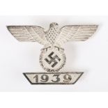 Third Reich 1939 Bar (Spange) to the Iron Cross 1st Class
