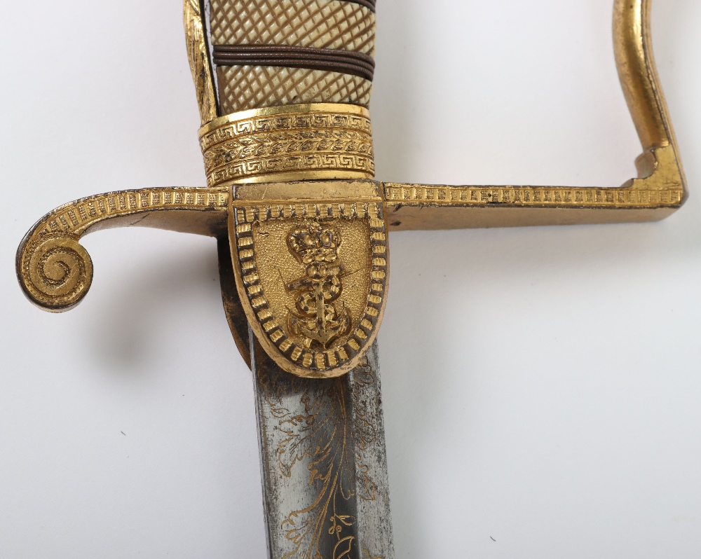 ^ Naval Officers Dress Sword c.1820 - Image 7 of 19