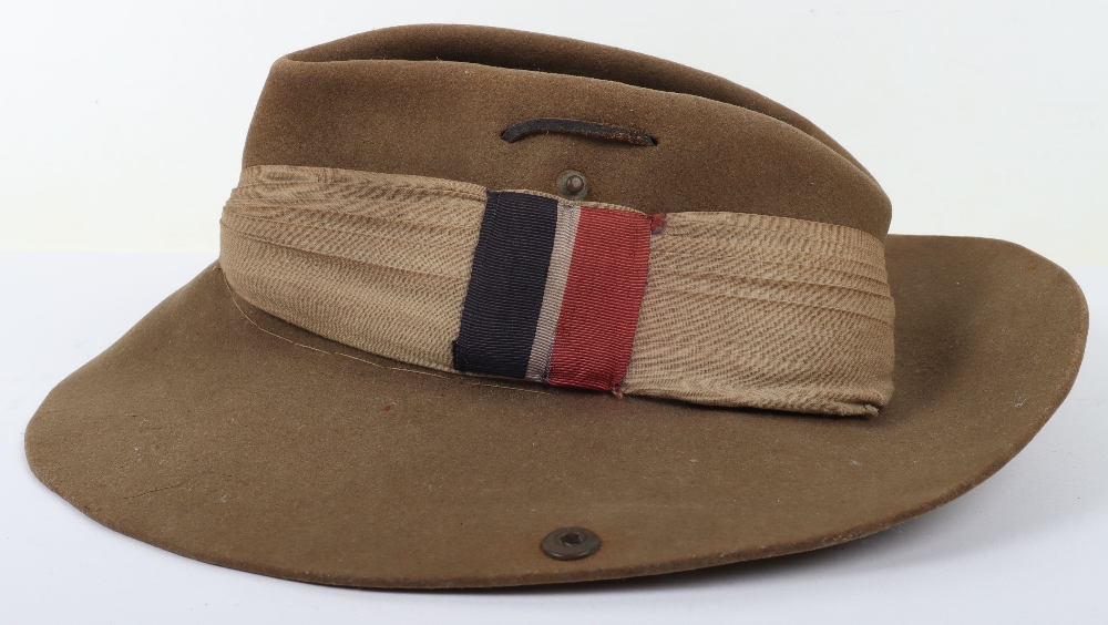 WW2 British Far East RAF Slouch Hat - Image 2 of 9