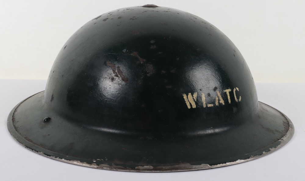 WW2 British Women’s Land Army Timber Corps Steel Helmet - Image 3 of 8