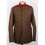 British 1922 Pattern Service Dress Tunic of the Essex Yeomanry