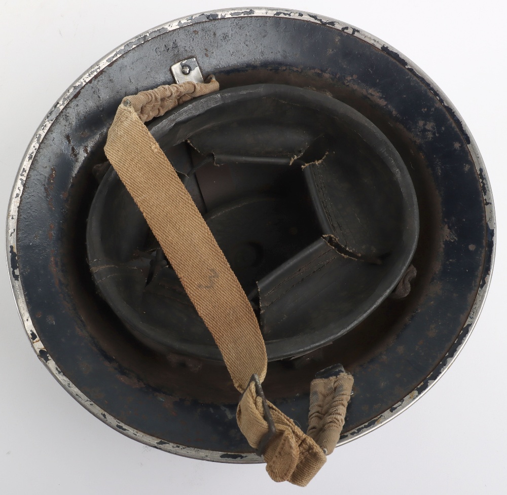 WW2 British Police Inspectors Steel Helmet - Image 7 of 10