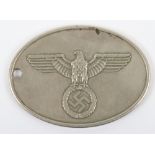 Very Rare Third Reich Gestapo (Geheime Staatspolizei) Warrant / Identification Disc