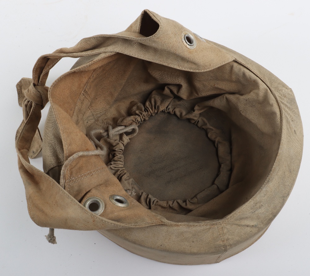 Scarce WW2 British Parachute Training Bungee Helmet - Image 6 of 7