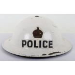 WW2 British Police Super Inspectors Steel Helmet