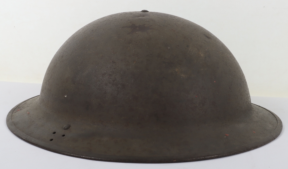 WW2 British Home Front General Post Office (G.P.O) Steel Helmet - Image 5 of 7