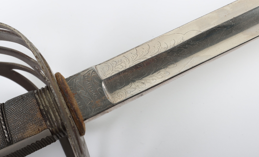 British 1827 Pattern Rifle Officers Sword - Image 11 of 15