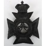 Victorian 4th Durham Rifle Volunteer Corps Other Ranks Helmet Plate