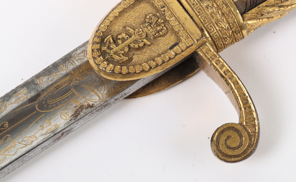 ^ Naval Officers Dress Sword c.1820 - Image 16 of 19