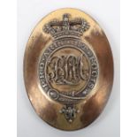 Rare Georgian Bedfordshire Local Militia Shoulder Belt Plate