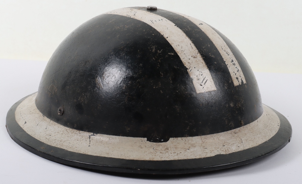 WW2 British Home Front NOBEL Fire Guard Helmet - Image 7 of 8