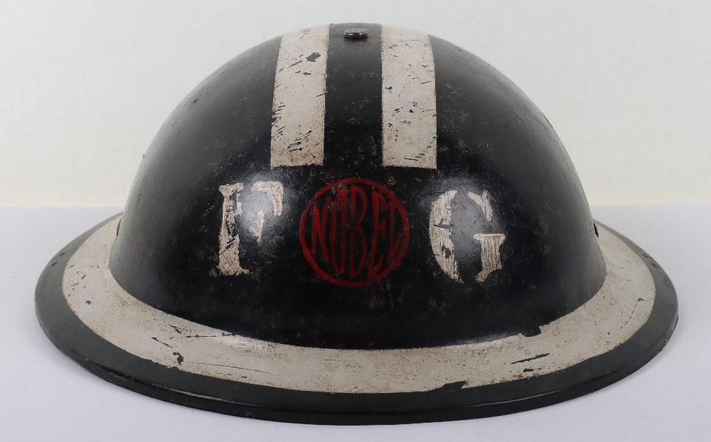 WW2 British Home Front NOBEL Fire Guard Helmet