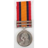 Boer War Queens South Africa Medal Durham Light Infantry
