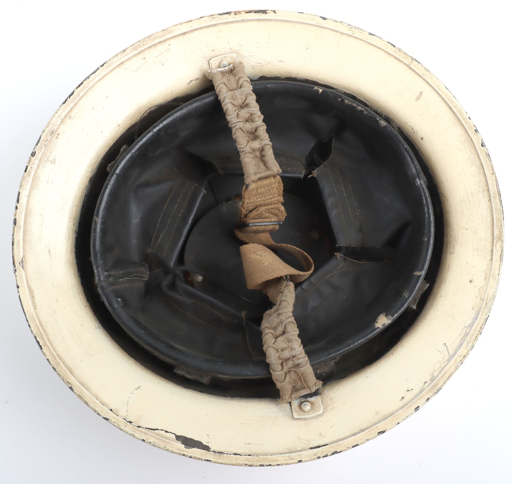 Senior Rank WW2 British Home Front Kent Control Steel Helmet - Image 8 of 8