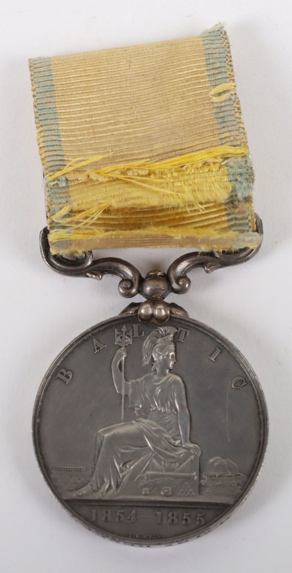 Victorian Baltic 1854-55 Medal Naval Engineer of HMS Desperate and HMS Pylades - Bild 2 aus 3