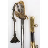 Small Victorian Naval Officers Sword