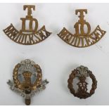 10th Territorial Battalion Middlesex Regiment Badge Grouping