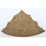 Post 1902 5th Royal Irish Lancers Others Ranks Lance Helmet Plate